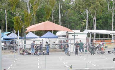 The Cooloola Coast Kart Club has provided more shade for spectators and officials in attempt to make the sport more sun friendly. The Cooloola Coast Kart Club has provided more shade for spectators and officials in attempt to make the sport more sun friendly.